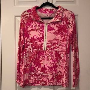Lily Pulitzer zip up! Cute old pattern